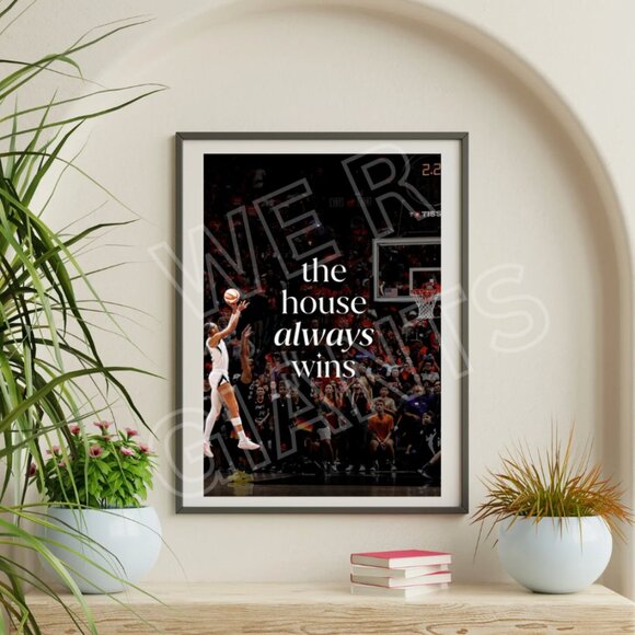 LAS VEGAS ACES WNBA CHAMPS 11"x17" Art Print - Picture 1 of 2